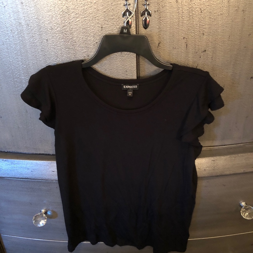 Black &Olive ruffled shirts